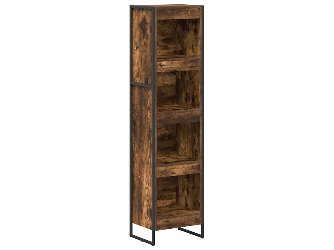 Gabinete de Livros Carvalho Fumê 80 X 30 X 155 Cm MAISON EXCLUSIVE