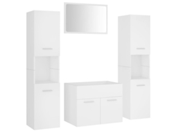 Bathroom Furniture Set, Bathroom Furniture Sets Vidaxl Branco Madeira Processada (60 X 38.5 X 46 Cm)