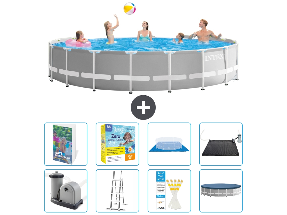 Intex Piscina Prism Frame Redonda - 549x122 Cm - 9-peças S582