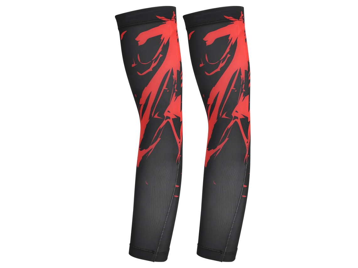 Protector de Braços Unissex para Esportes ao Ar Livre, Respirável, UV Protection, para Ciclismo, Pesca e Basquetebol, Preto, Tamanho L | S/MARCA
