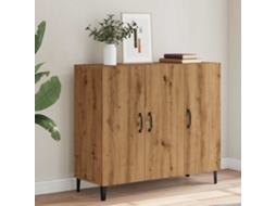 Aparador 90x34x80 cm Derivados de Madera de Roble Artesano