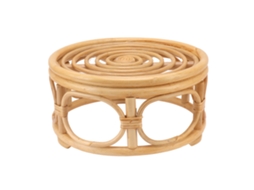 Suporte De Planta Rotin Natural Rattan Para Interior Grande