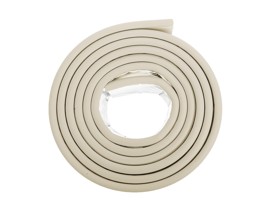 Moldura Autoadesiva Para Rodapés E Cantos De Parede, Pvc Branco Flexível, Tamanho Médio 12 Cm X 5 M, Adequada Para