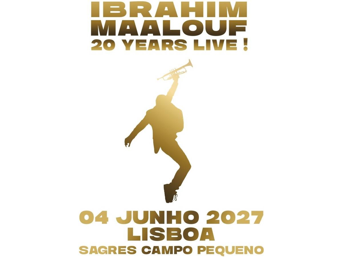 Bilhete IBRAHIM MAALOUF 20 YEARS LIVE! TOUR|LISBOA