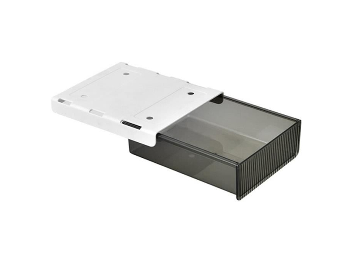 Caixa de Armazenamento Caixa de Armazenamento Escondida Sob a Gaveta Da Mesa Porta-Lápis Autoadesivo Mesa Papelaria e Preto C6983