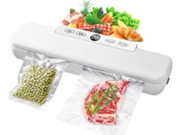 Seladora A Vácuo Para Alimentos, Ideal Para Cozimento Sous Vide, 4 Em 1, Opção Prática Para Conservar Alimentos Em Sacos A Vácuo - Branca