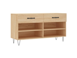 Banco Sapateira Derivados de Madeira Carvalho Sonoma MAISON EXCLUSIVE (102x35x55 cm)