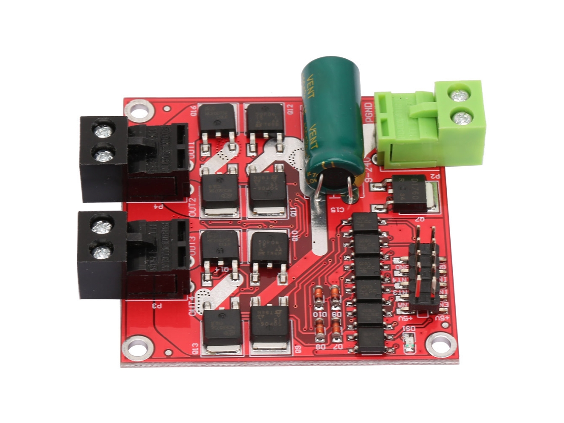 Módulo Controlador de Motor DC Bicomponente 6.5 27v 7a/160w PWM Ajustável L298 | S/MARCA