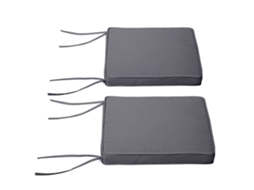 Conjunto de 2 Almofadas para Cadeiras de Jardim 45x45cm TOPBRICO