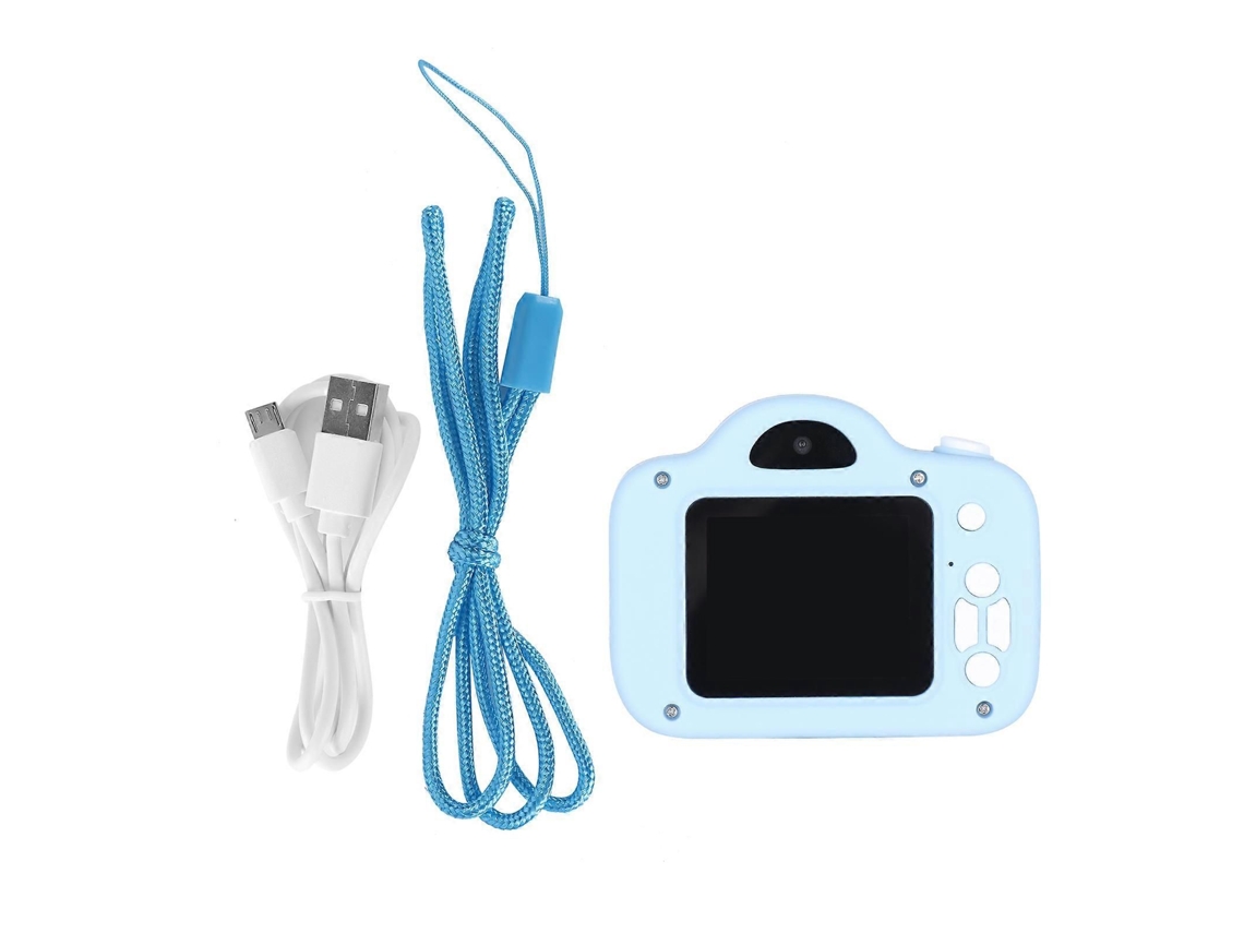 Câmera Infantil com Câmeras Duplas Frontal e Traseira 1080p, Mini Câmera de Brinquedo Educativa para Crianças TAISHENGDA (azul)