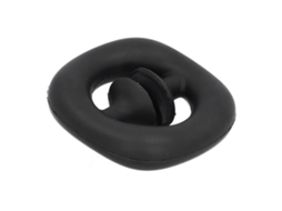 Primerox brinquedo de Aperto de Mão Silicone Adulto com Ventosa para Aliviar Estresse e Ansiedade Preto