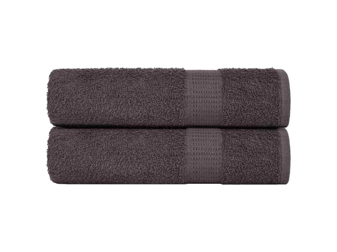 Shower Towel, Shower Towels Vidaxl Antracite Algodão (70 X 140 Cm)