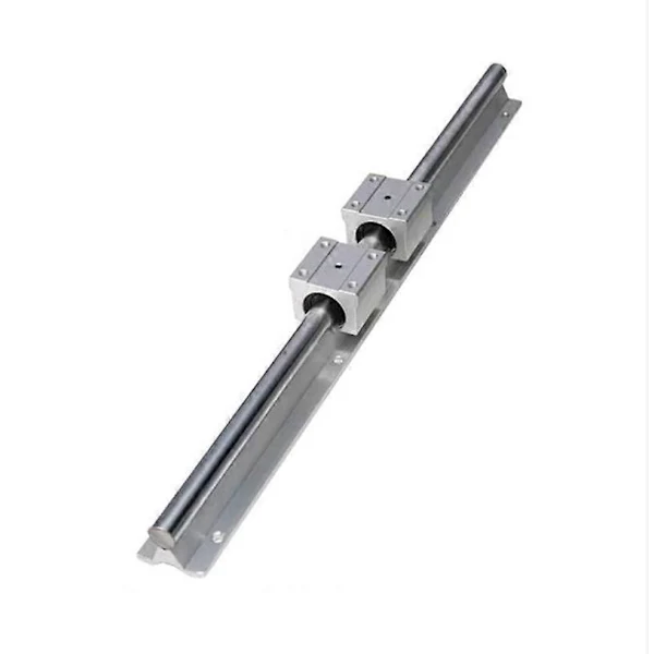 Trilhos E Rolamentos Lineares, 1 Trilho Guia Linear De 500 Mm+ 2 Rolamentos Lineares De 12 Mm, Bloco Deslizante Sbr12uu
