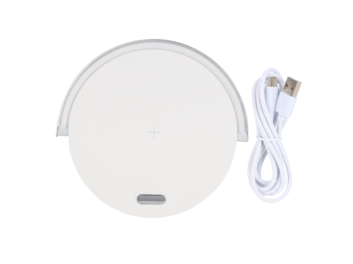 Carregador Sem Fio LAXISCREED 10w Luz Noturna Branco