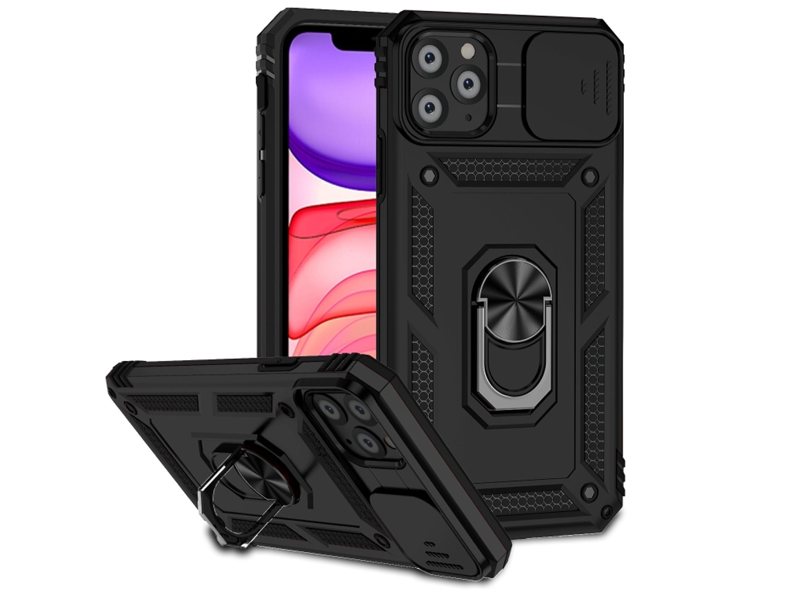 Capa Para Iphone 11 Pro Max - Suporte Deslizante Para Câmera