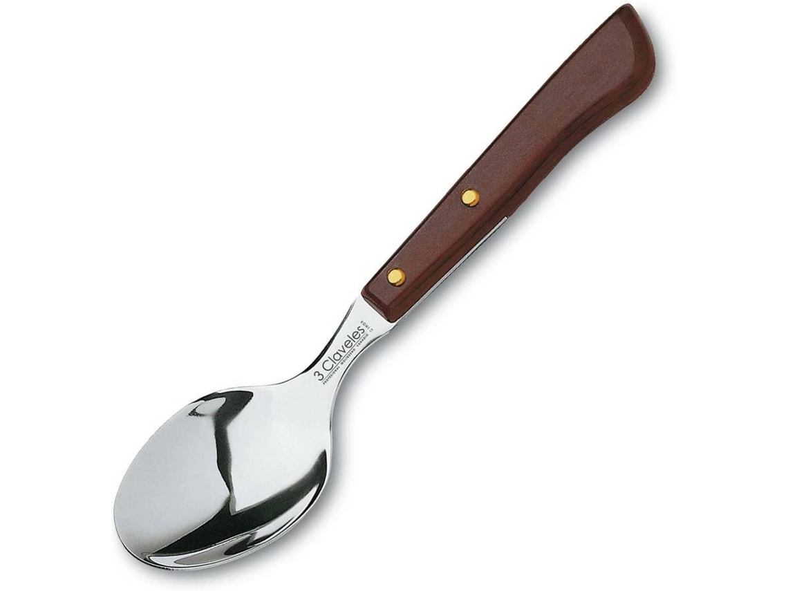 Talheres 3 CLAVELES (Castanho - Aço Inox - 9 cm - 3.5")