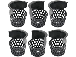 Conjunto de 6 Bolsos para Mesa de Bilhar SFUSHOS bolsa preta para bilhar e de malha para entretenimento