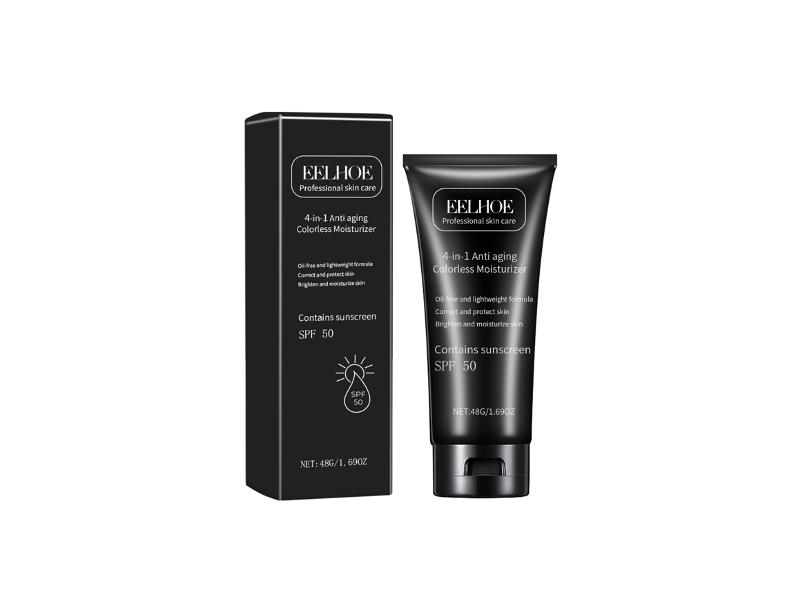 Creme Hidratante E Protetor Facial Eelhoe Com Fps Para Verão Brilho E Proteção Uv