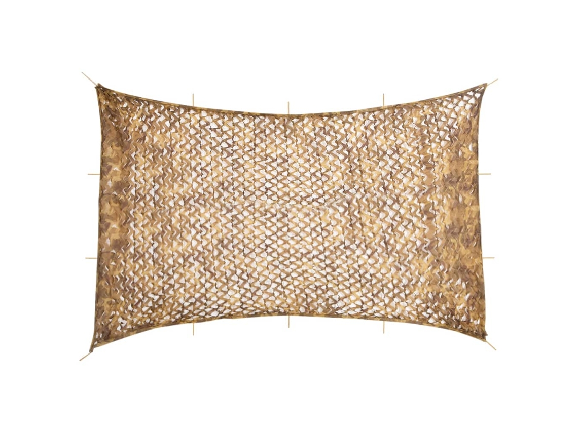 Rede De Camuflagem Vidaxl Bege Poliéster (833x609 Cm)