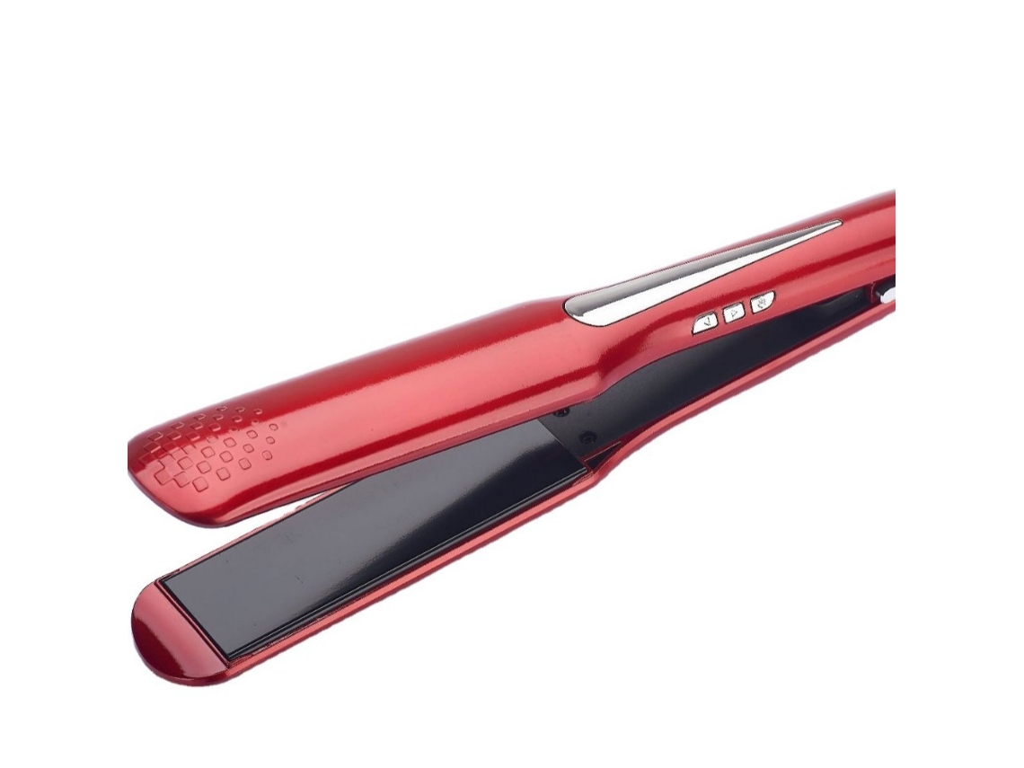 Prancha Alisadora E Modeladora De Cabelo Com Display Lcd, Dupla Função De Alisar E Ondular, Proteção Capilar Sem Danos