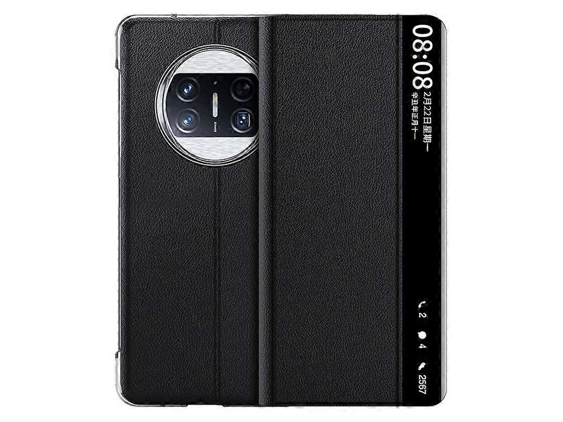 Capa Magnética Simples Com Janela Smart View E Suporte Para Huawei Mate X3