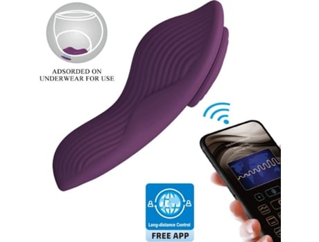 Pretty Love - Massajador De Clitóris Lay On Com 10 Vibrações Controle Remoto Roxo