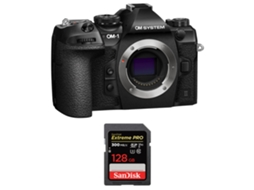 Om 1 Mark Ii + 1 Sandisk 128gb Uhs ii 300mb/s + Ebook “20 Dicas para Fotos Que Impressionam” OM SYSTEM