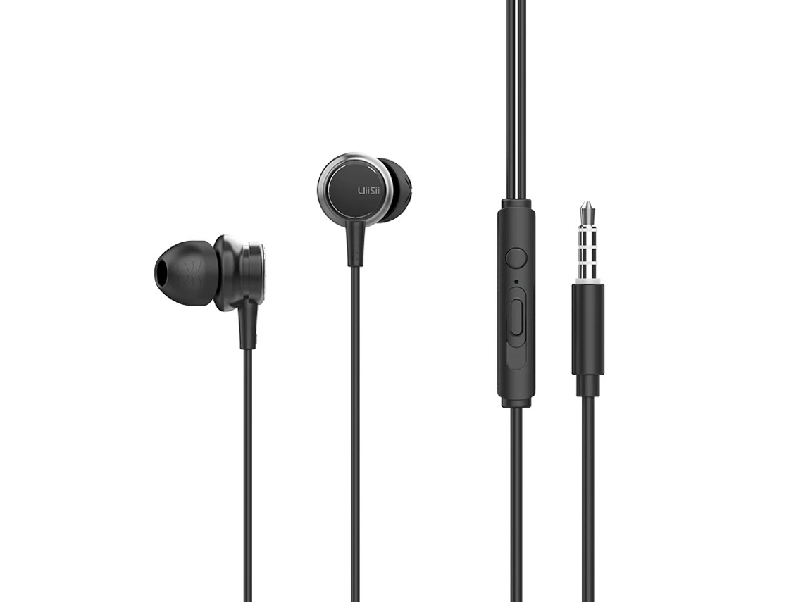 Auriculares Sem Fio Dynamic Heavy YIZHOOD Metal Bluetooth com Cancelamento de ruído Preto