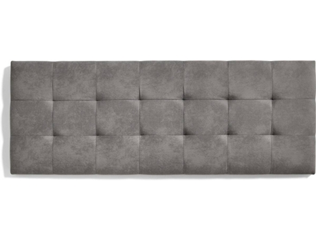 Cabeceira de Cama  Retangular 7609 (Cinzento - Tecido - 152x57x5 cm)
