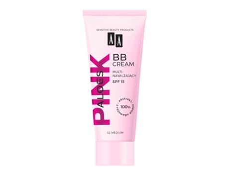 Creme Hidratante Multivitamínico Rosa Com Aloé Vera Bb 02 Médio, 30ml Aa