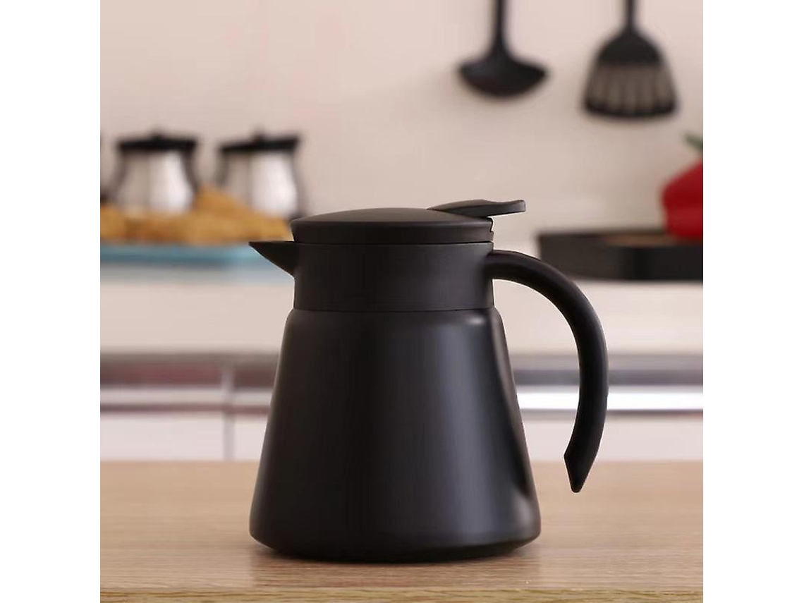 Garrafa Térmica De Aço Inoxidável/cafeteira Com Isolamento A Vácuo De Parede Dupla Com Botão De Pressão, Para Café, Chá, Bebidas 680 Ml Fa6 Brilvibera