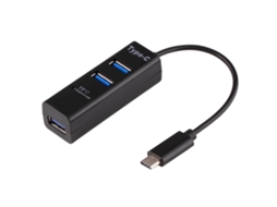 Hub Usb 3.1 Usb c/usb c para Usb 2.0 2 em 1 com Leitor de Cartão Tf AQUAFORGE