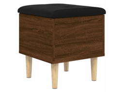 Storage Bench, Storage Benches Vidaxl Marrom Madeira Processada (42 X 42 X 46 Cm)