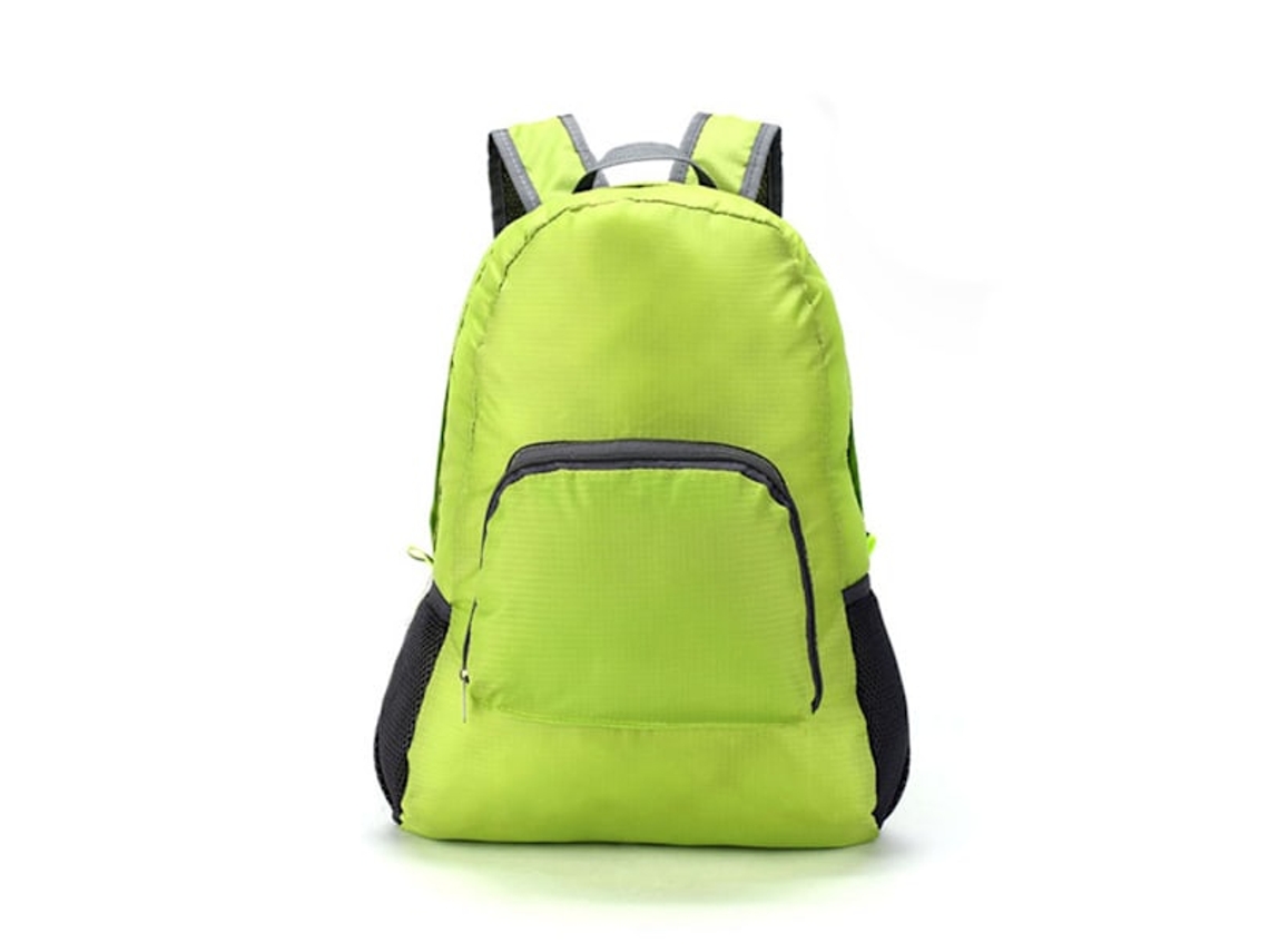 Mochila Dobrável Impermeável Para Caminhadas, Para Viagens, Na Cor Verde, Para Transporte E Organização Prática Dos Artigos Indicados