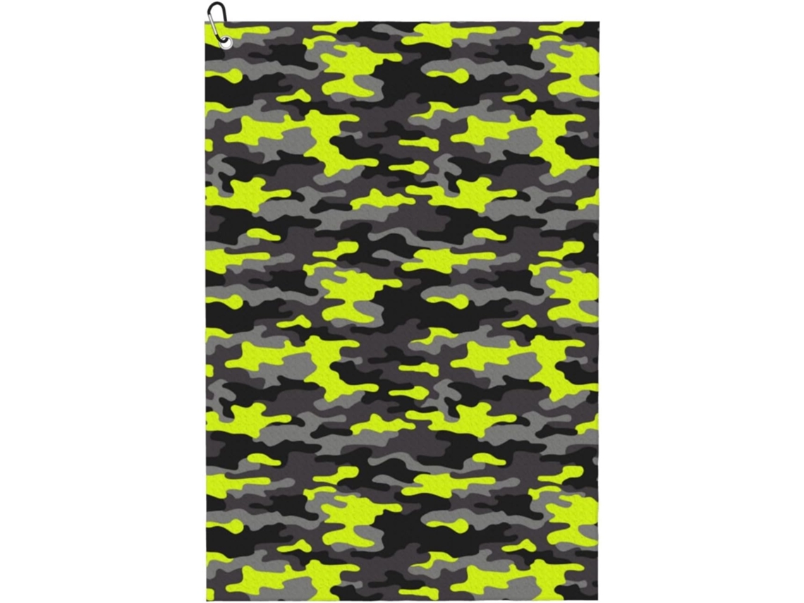 Acessórios para Saco de Golfe com Estampa Camuflada Verde e Cinza