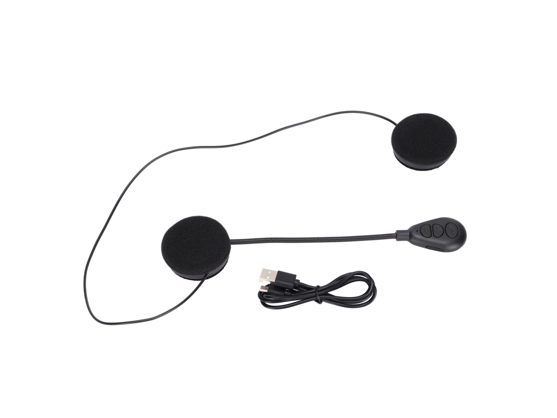 Fone De Ouvido Bluetooth 5.0 Para Capacete Moto Com Resposta Automática E Controle De Volume