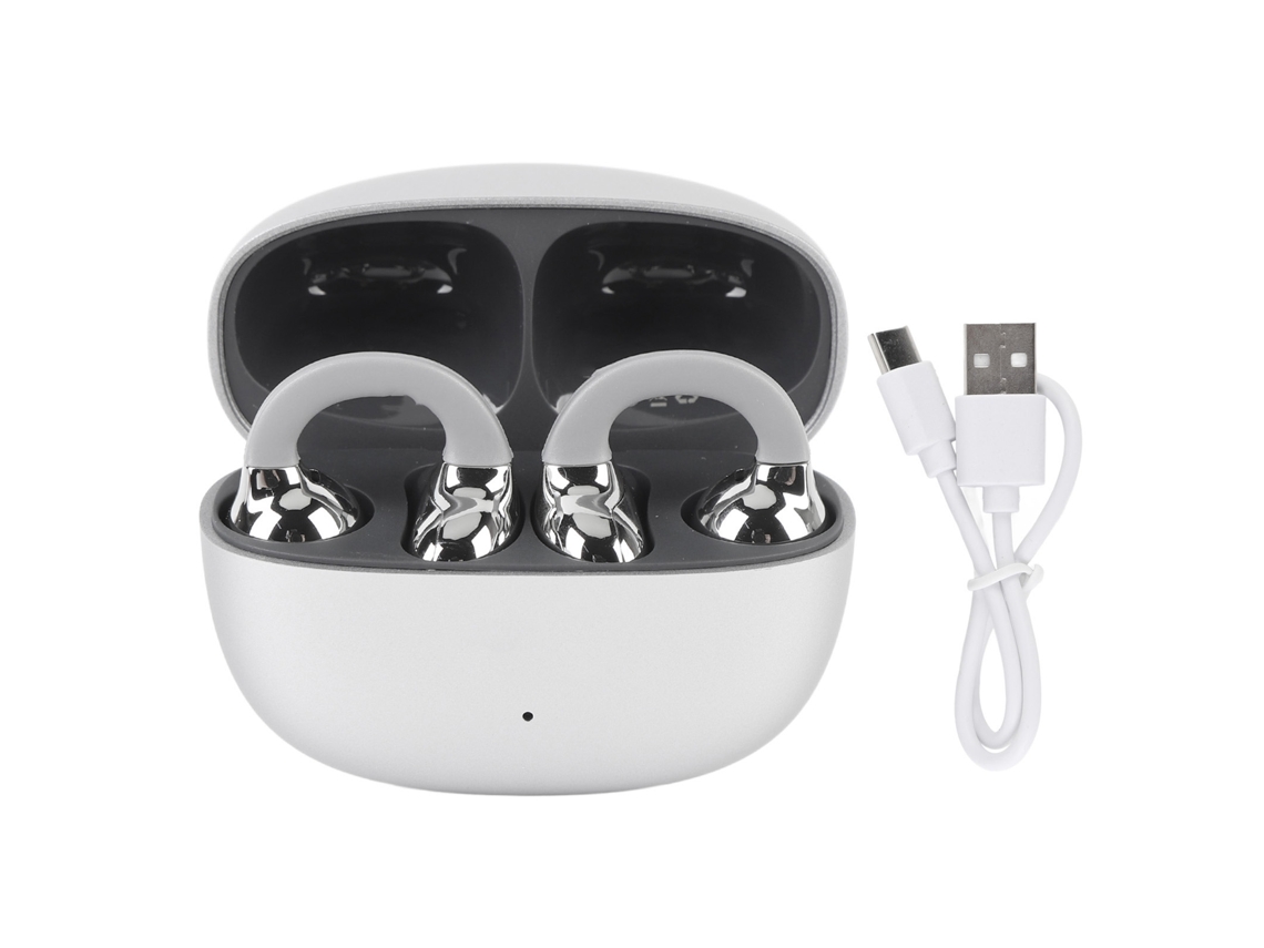 Aetheria fones de Ouvido Clip On Sem Fio Bluetooth 5.4 Impermeável Cancelamento de Ruído Bateria Longa