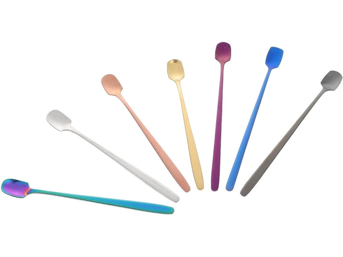 Colher Para Café De Aço Inoxidável 7 Peças