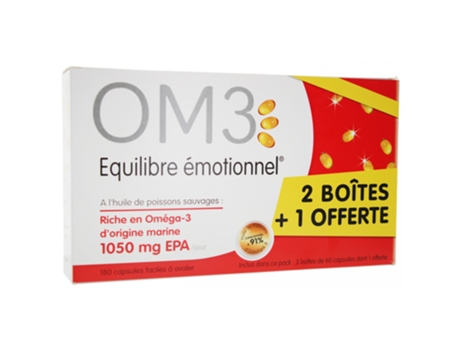 Lote Equilíbrio Emocional de 3 X 60 Cápsulas OM3