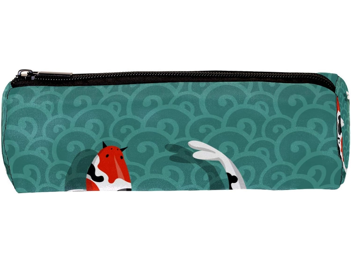 Estojo Lápis Com Estampa De Carpa