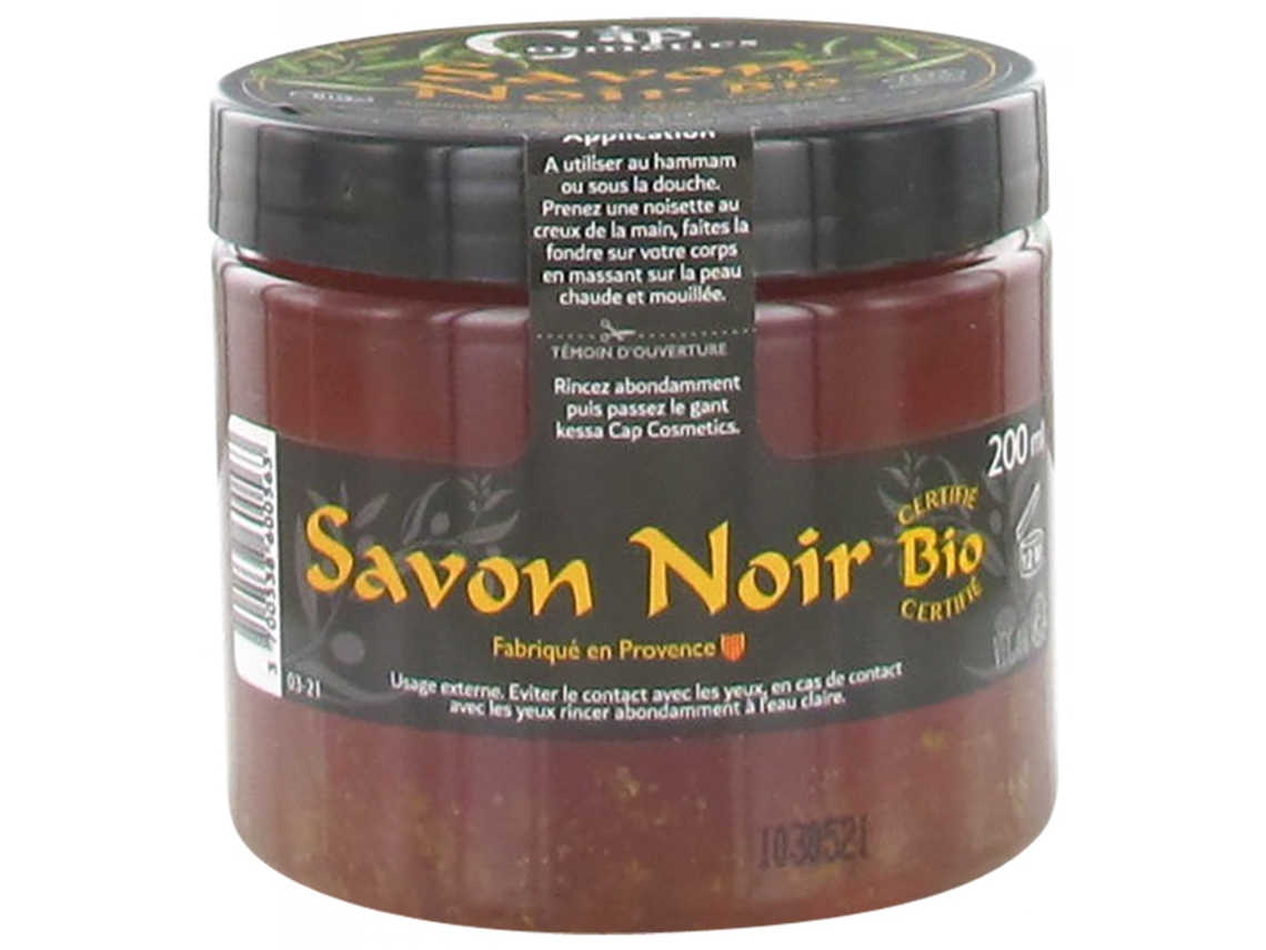 Sabonete Preto Orgânico 200 ml CAP COSMETICS