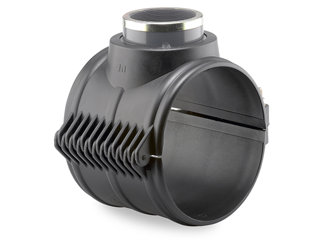 Colar Pp Bisagra Pvc/Pe Rosqueamento Ø 200X1/2 HIDROTEN