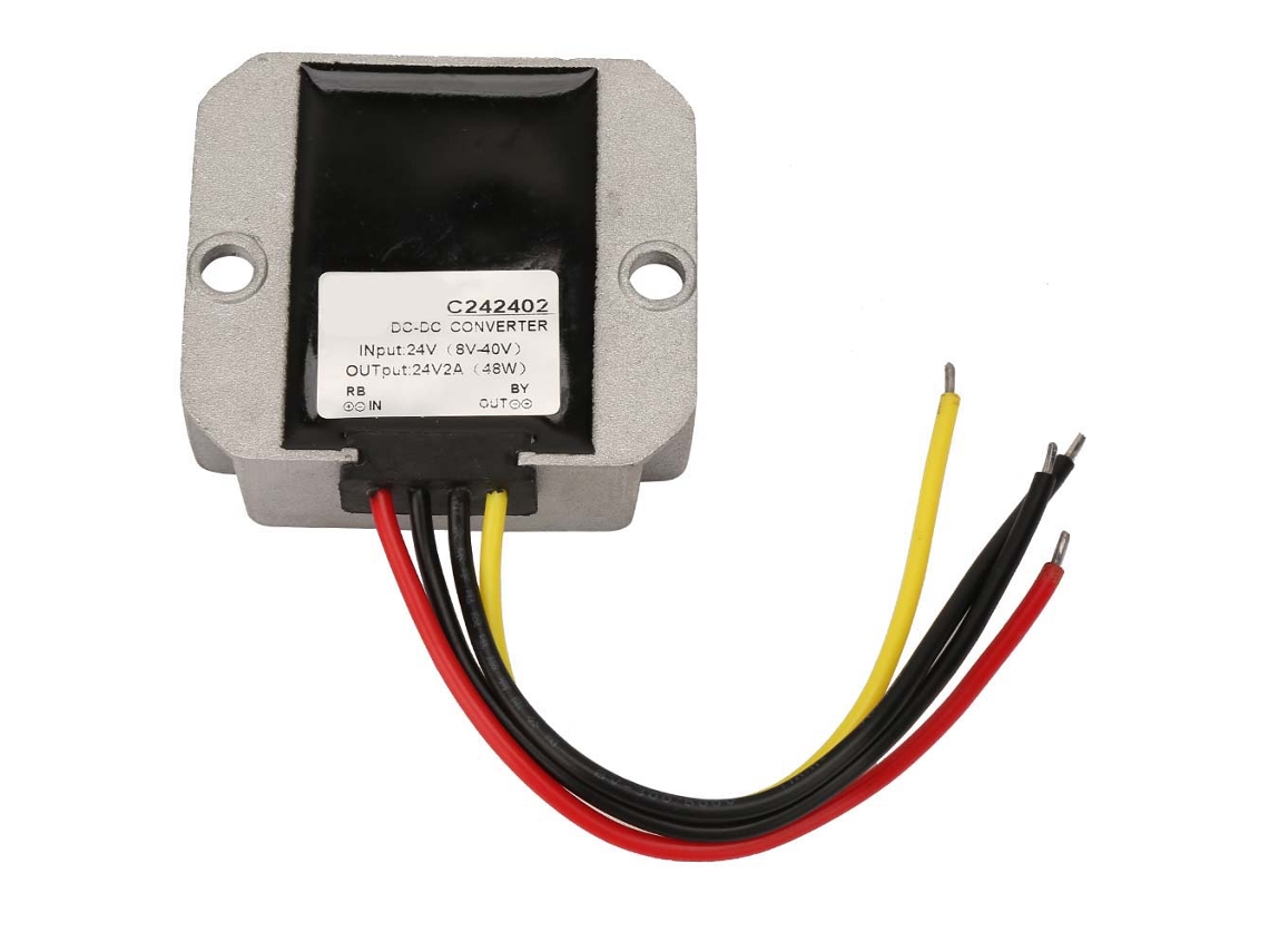 Convertidor Regulador de Voltaje Boost Buck 8-40V a 24V 2A Módulo Step Up Down
