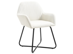 Cadeiras de Jantar 4 Pcs Tído Cor Creme MAISON EXCLUSIVE