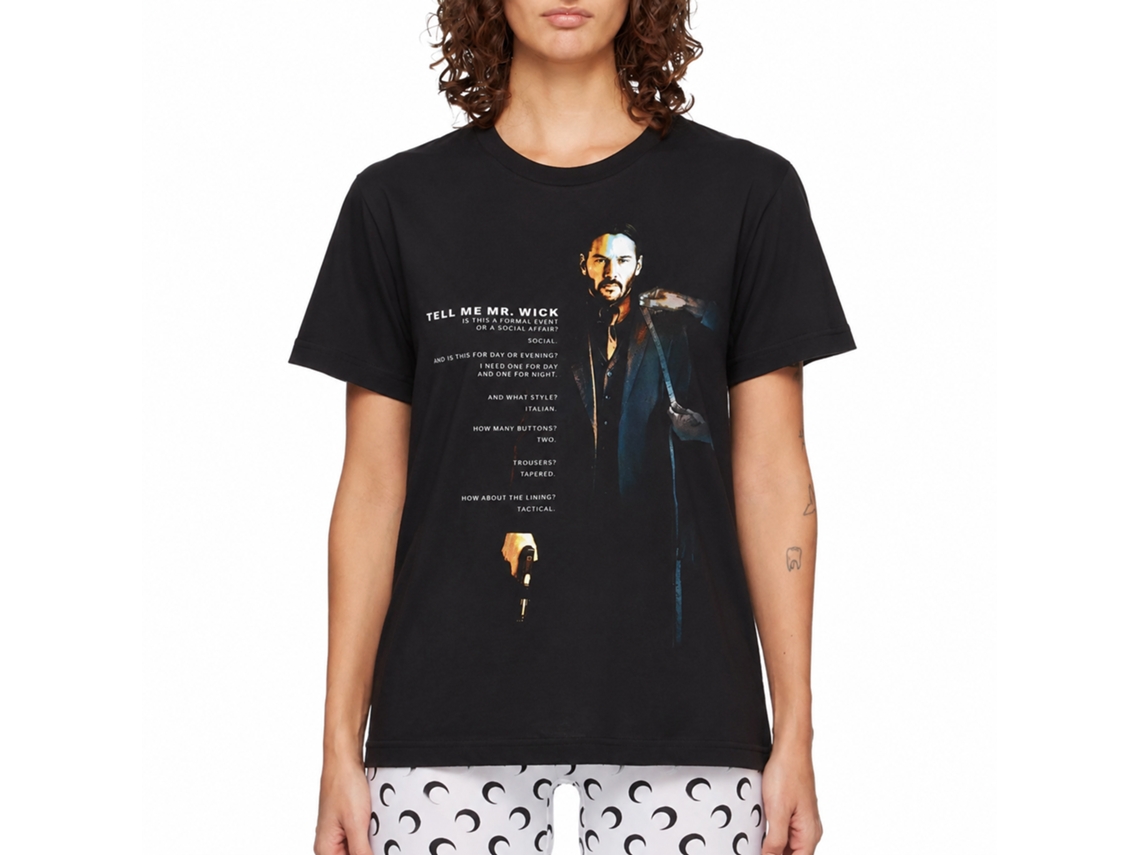 Rockinstone John Wick Tell Me Black Adult T-shirt Size:xxxl
