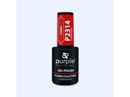 Verniz Gel Flor Roxa Touch P2314