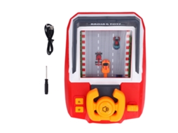 Ats volante de Brinquedo Educatsivo para Crianças Simulação de Dirigir Carro Bebê Treinamento de Acompanhamento Visual Vermelho