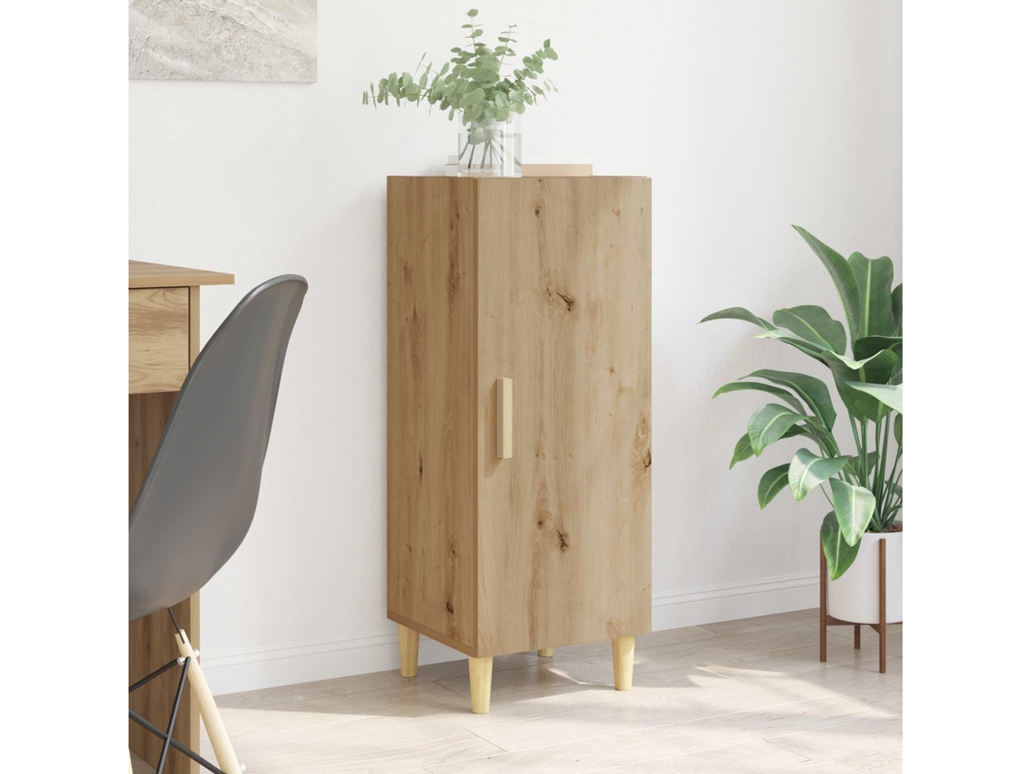 Vidaxl Buffet Carvalho Artesanal 34,5 X 34 X 90 Cm