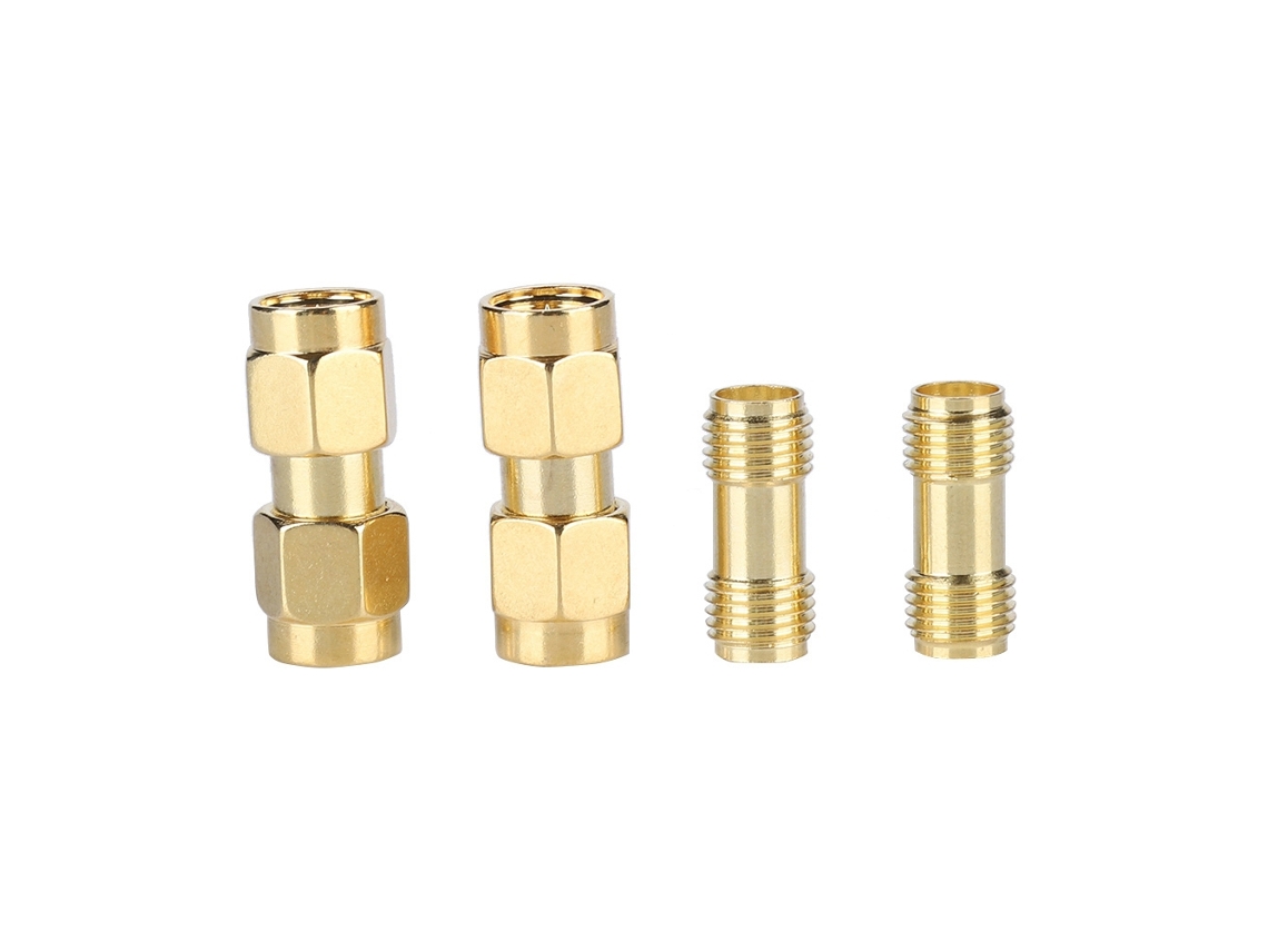 Adaptador Mali de conector RF coaxial SMA macho para macho, 2 fêmeas, alta qualidade