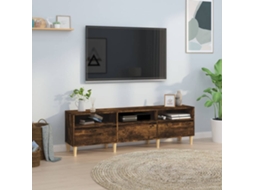 Vidaxl Móvel De Tv 150x30x44,5 Cm Derivados De Madeira Carvalho Fumado